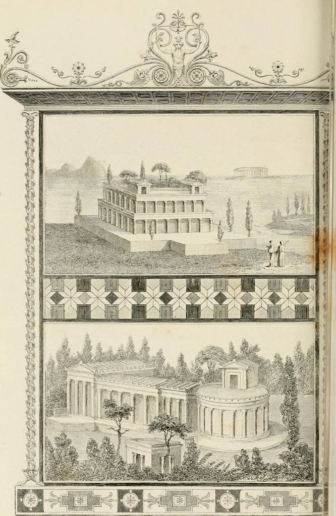An illustration from Pompeiana : the topography, edifices, and ornaments of Pompeii, 1875, leaf 262
