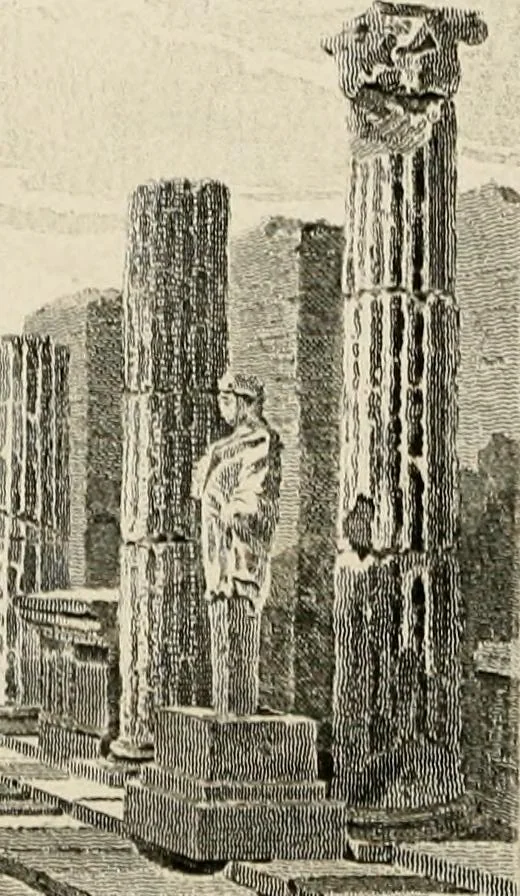 An illustration from Pompeiana : the topography, edifices, and ornaments of Pompeii, 1875, leaf 264