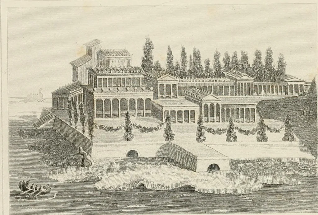 An illustration from Pompeiana : the topography, edifices, and ornaments of Pompeii, 1875, leaf 271