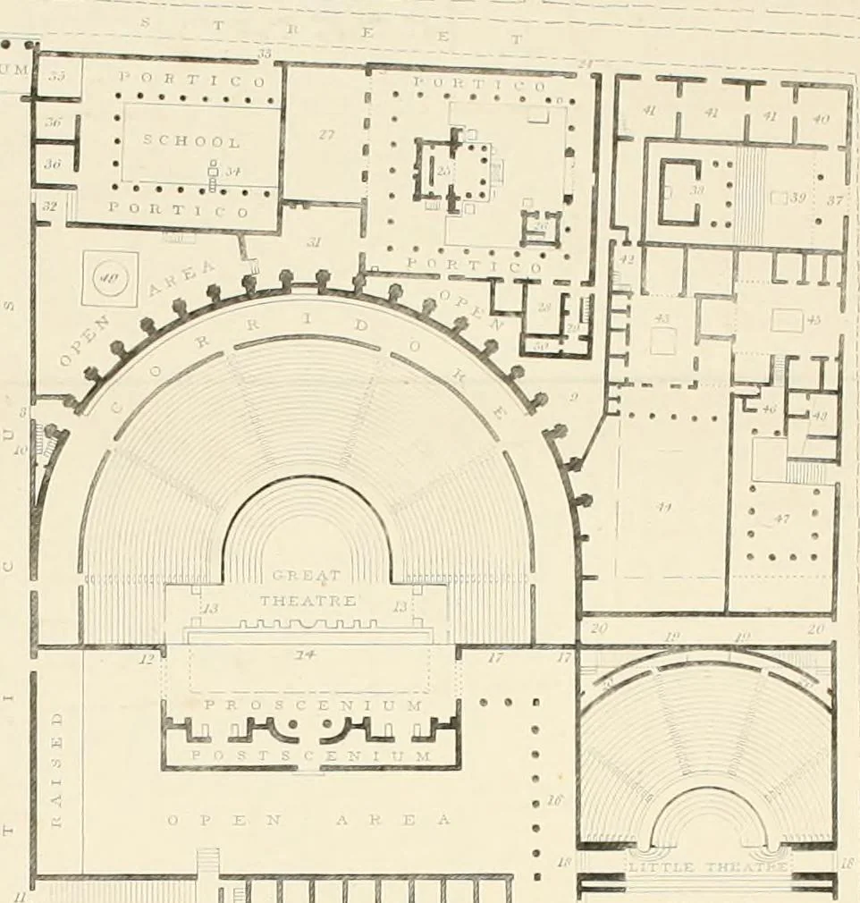 An illustration from Pompeiana : the topography, edifices, and ornaments of Pompeii, 1875, leaf 282