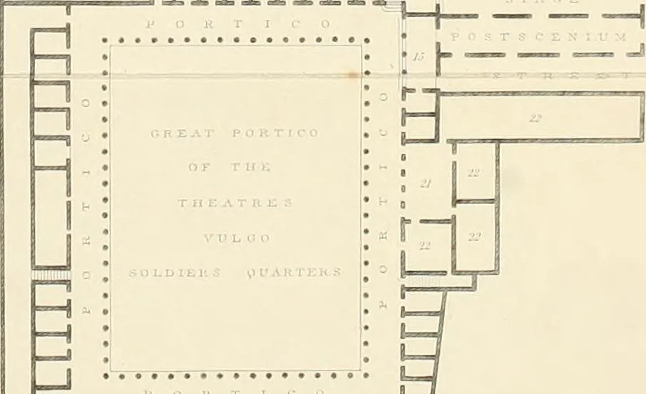 An illustration from Pompeiana : the topography, edifices, and ornaments of Pompeii, 1875, leaf 282