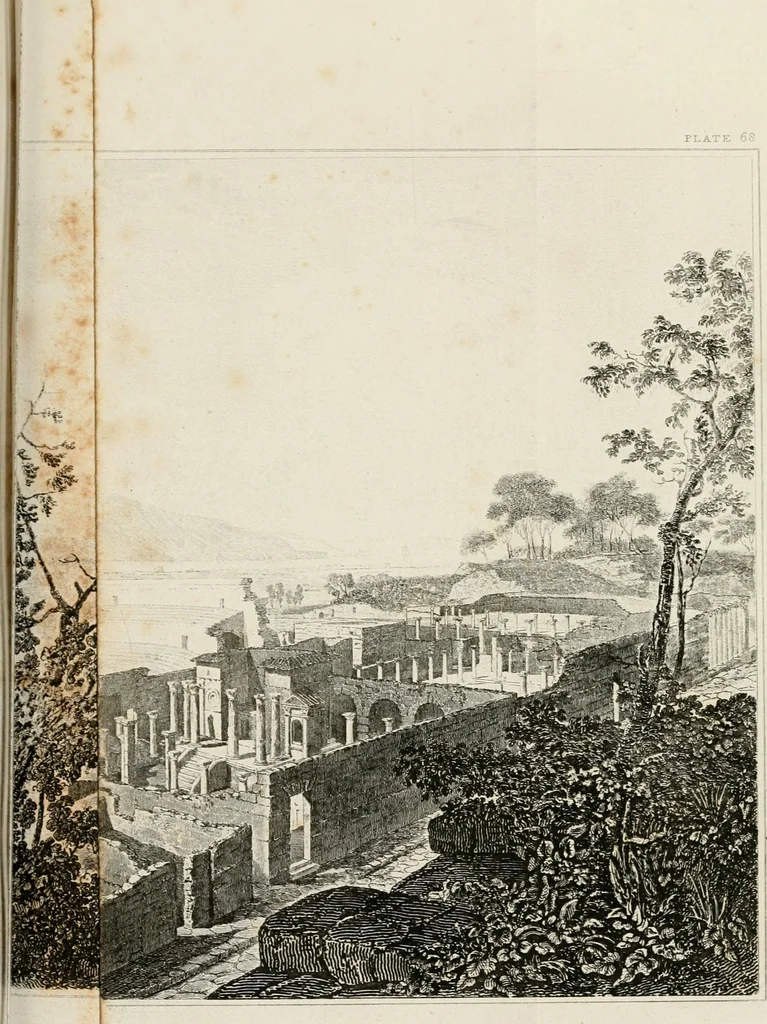 An illustration from Pompeiana : the topography, edifices, and ornaments of Pompeii, 1875, leaf 297