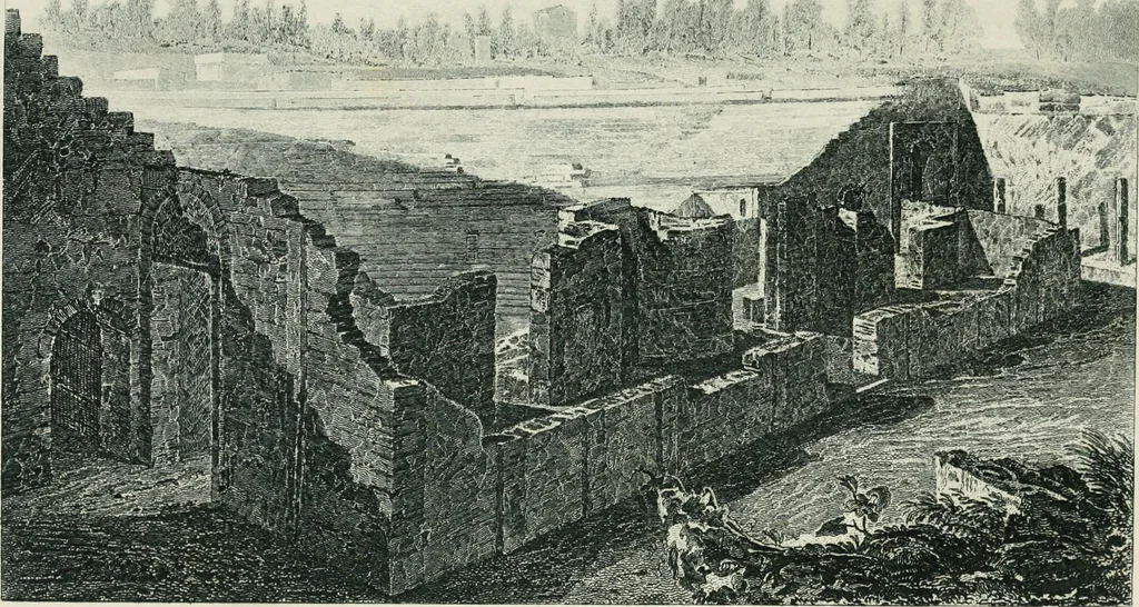 An illustration from Pompeiana : the topography, edifices, and ornaments of Pompeii, 1875, leaf 305