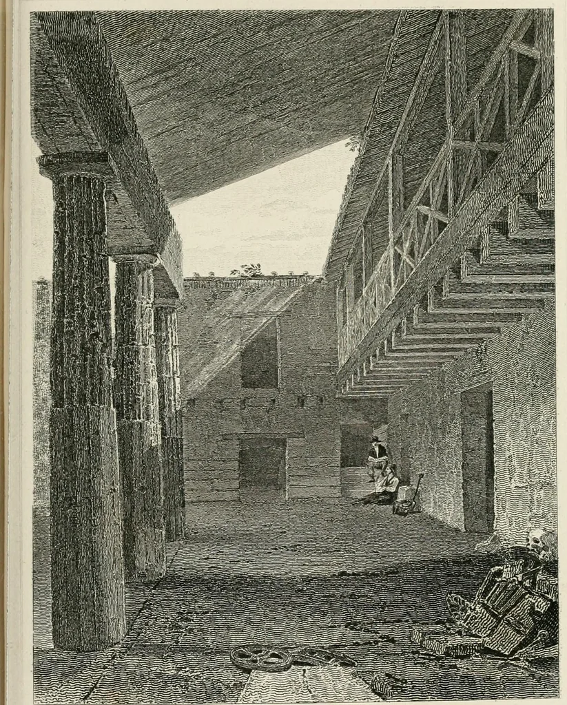 An illustration from Pompeiana : the topography, edifices, and ornaments of Pompeii, 1875, leaf 307