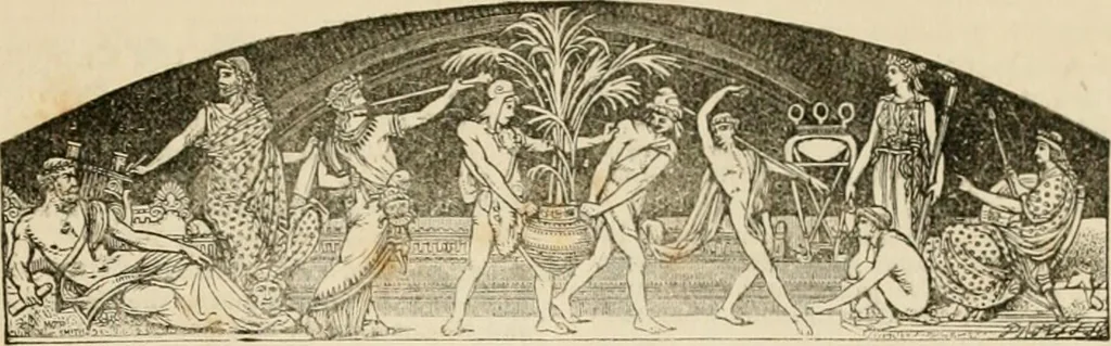 An illustration from Pompeiana : the topography, edifices, and ornaments of Pompeii, 1875, leaf 327