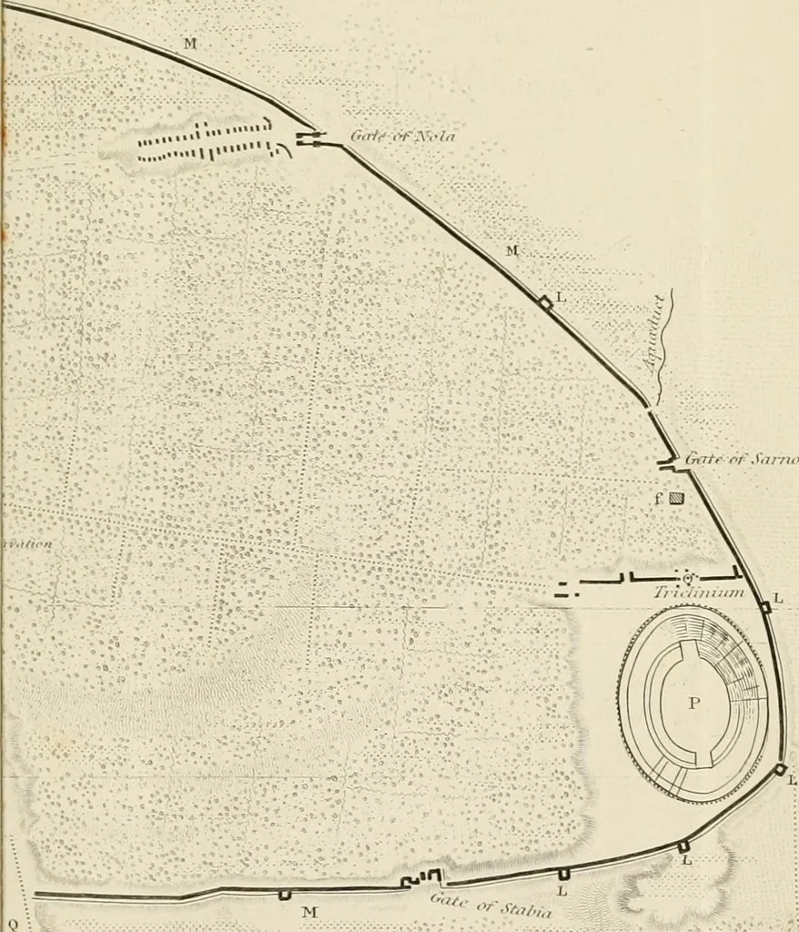 An illustration from Pompeiana : the topography, edifices, and ornaments of Pompeii, 1875, leaf 37