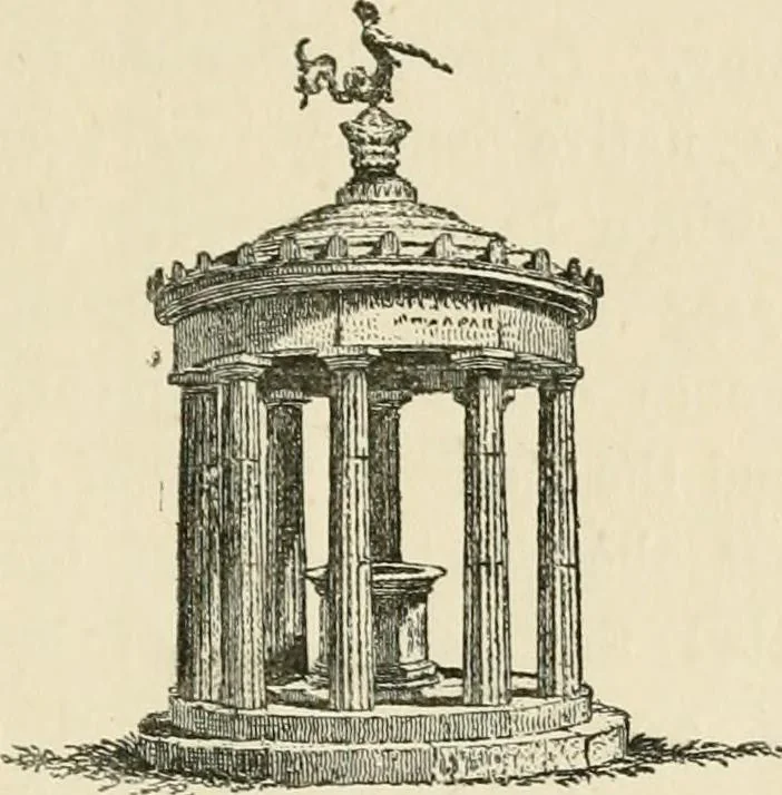 An illustration from Pompeiana : the topography, edifices, and ornaments of Pompeii, 1875, leaf 7