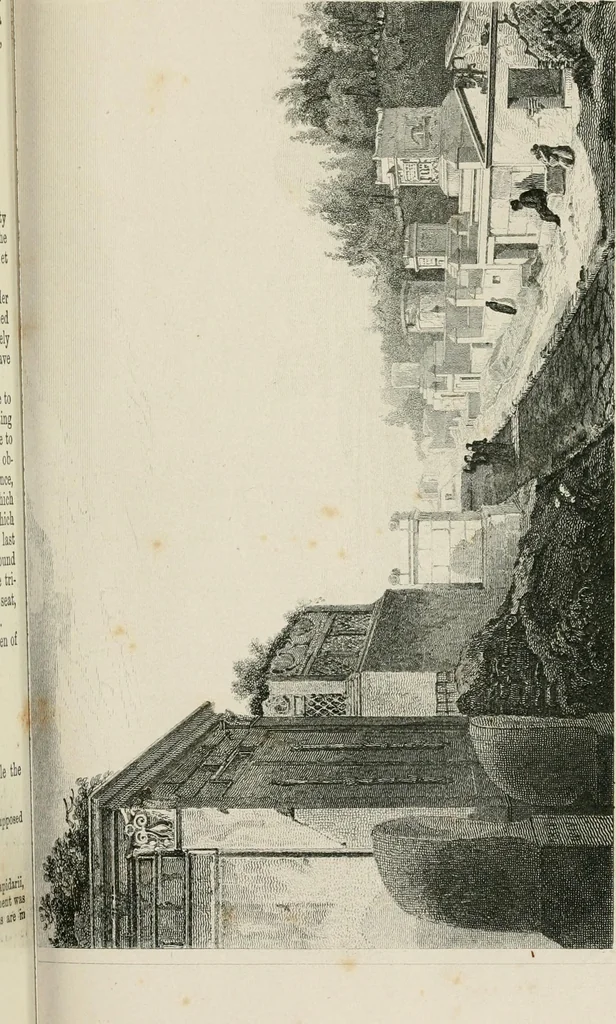 An illustration from Pompeiana : the topography, edifices, and ornaments of Pompeii, 1875, leaf 95