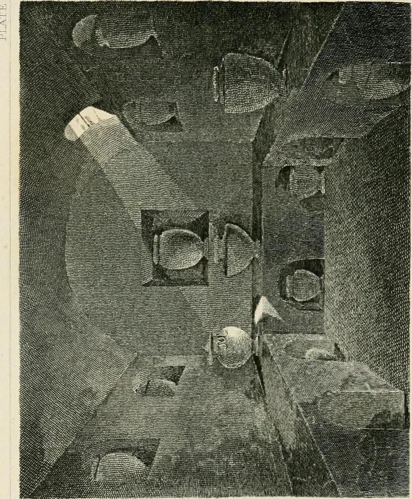 An illustration from Pompeiana : the topography, edifices, and ornaments of Pompeii, 1875, leaf 98
