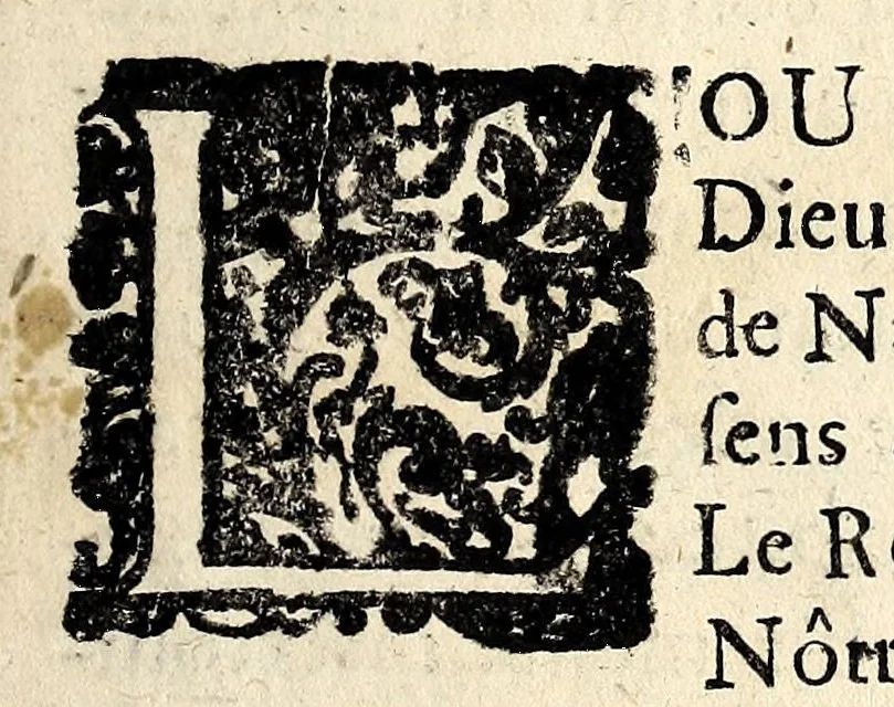 An illustration from Edit du roy, portant suppression de l'Edit de Nantes, et autres edits et declarations, données en faveur de ceux de la religion pretenduë reformée., 1685, leaf 7