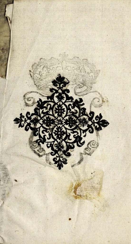 An illustration from Edit et ordonnance dv Roy, donné a Movlins av moisde Feurier 1566. Contenant plusieurs articles, sur le fait & administration de la iustice, avec l'Arrest de la Cour de Parlement de Rouen:, 1579, leaf 79