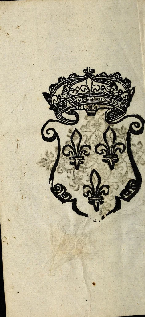An illustration from Edit et ordonnance dv Roy, donné a Movlins av moisde Feurier 1566. Contenant plusieurs articles, sur le fait & administration de la iustice, avec l'Arrest de la Cour de Parlement de Rouen:, 1579, leaf 80