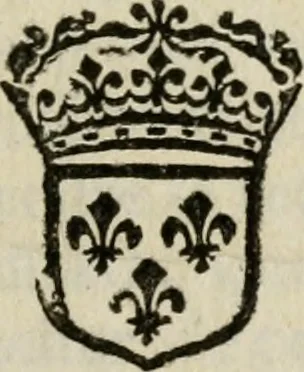An illustration from Edits et reglemens pour la Communaute' des cent cinquante marchands privilegiez de cidre & poiré, en gros & en détail, de cette ville, 1694, leaf 8