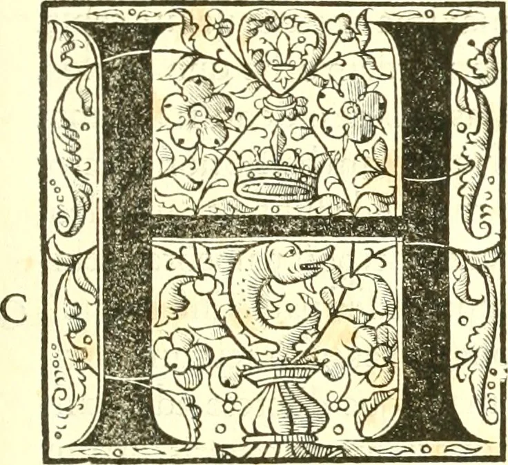 An illustration from Edoardi VVottoni Oxoniensis De differentiis animalium libri decem ..., 1552, leaf 132