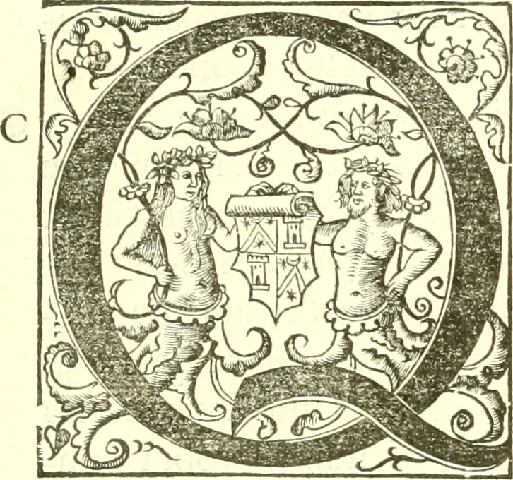 An illustration from Edoardi VVottoni Oxoniensis De differentiis animalium libri decem ..., 1552, leaf 92