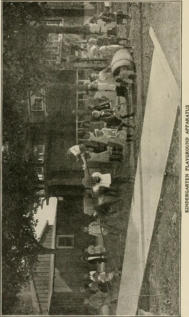 An illustration from Physical education complete for schools and playgrounds, 1917, leaf 11