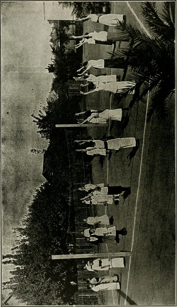 An illustration from Physical education complete for schools and playgrounds, 1917, leaf 151