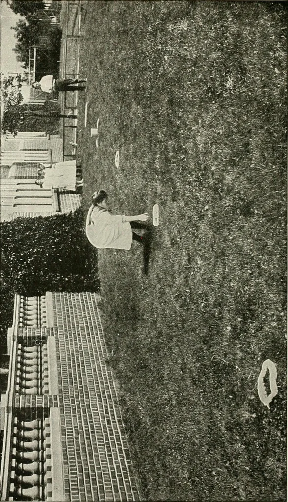 An illustration from Physical education complete for schools and playgrounds, 1917, leaf 181