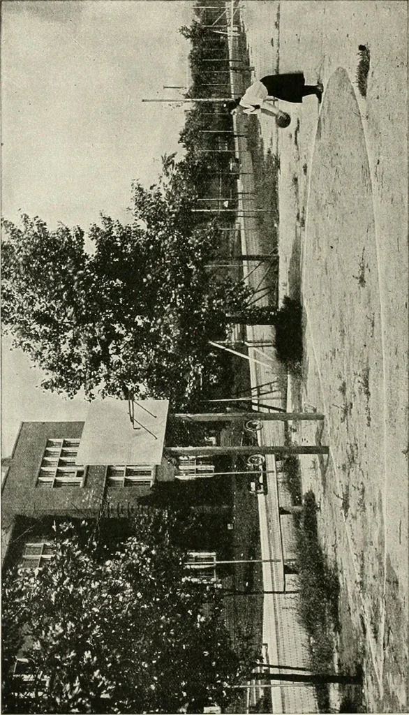 An illustration from Physical education complete for schools and playgrounds, 1917, leaf 183