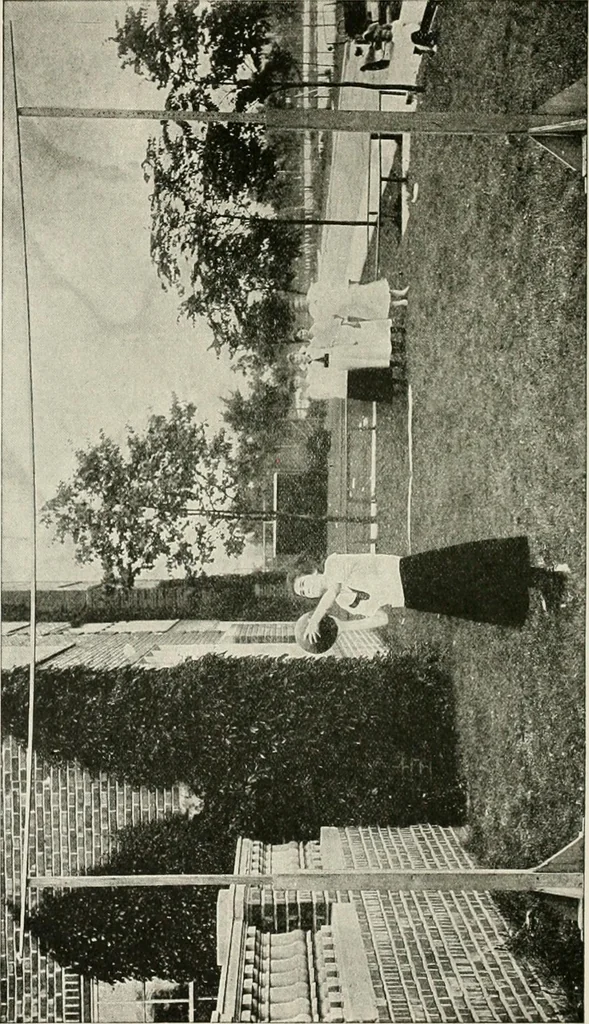 An illustration from Physical education complete for schools and playgrounds, 1917, leaf 187