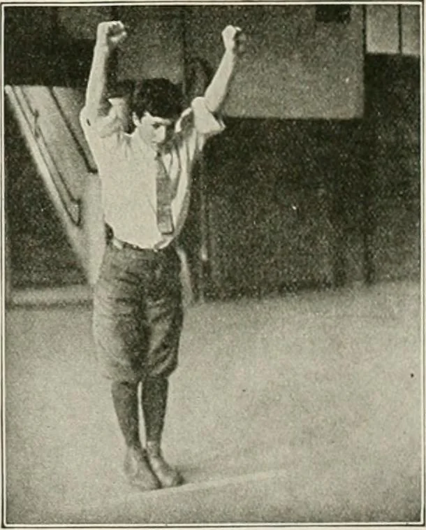 An illustration from Physical education complete for schools and playgrounds, 1917, leaf 193
