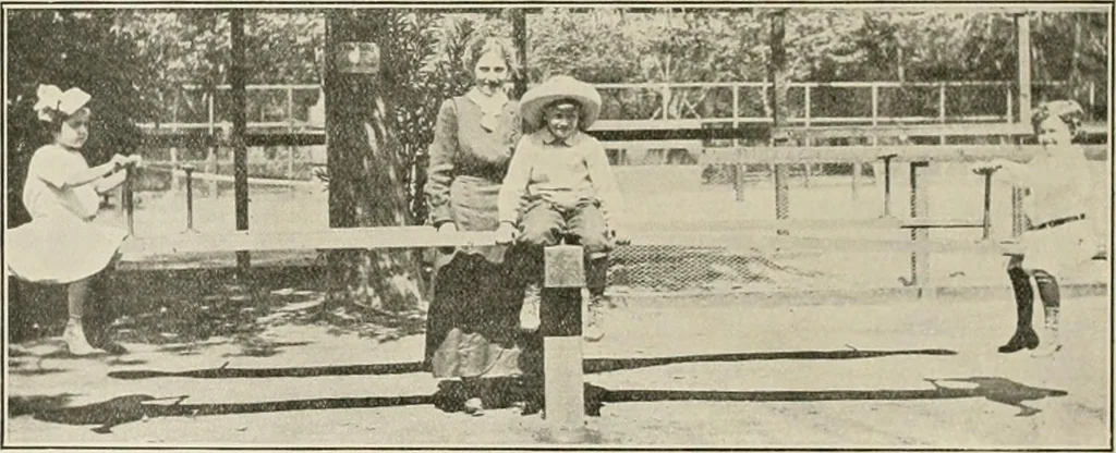 An illustration from Physical education complete for schools and playgrounds, 1917, leaf 23