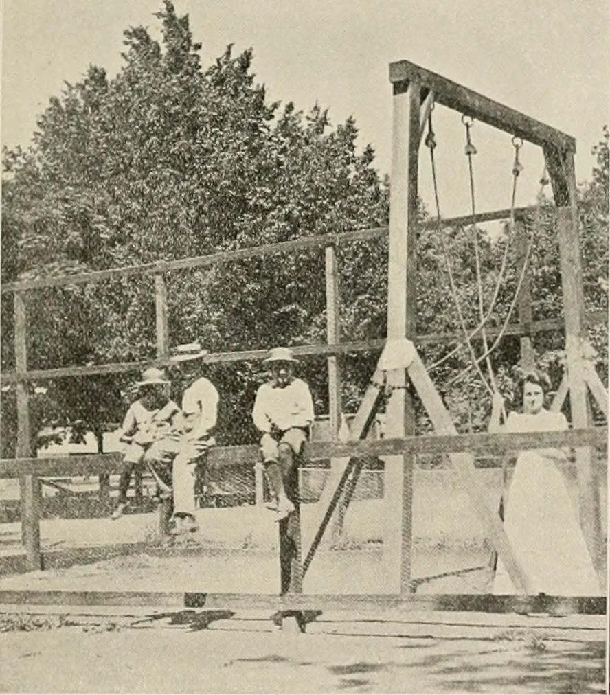 An illustration from Physical education complete for schools and playgrounds, 1917, leaf 24