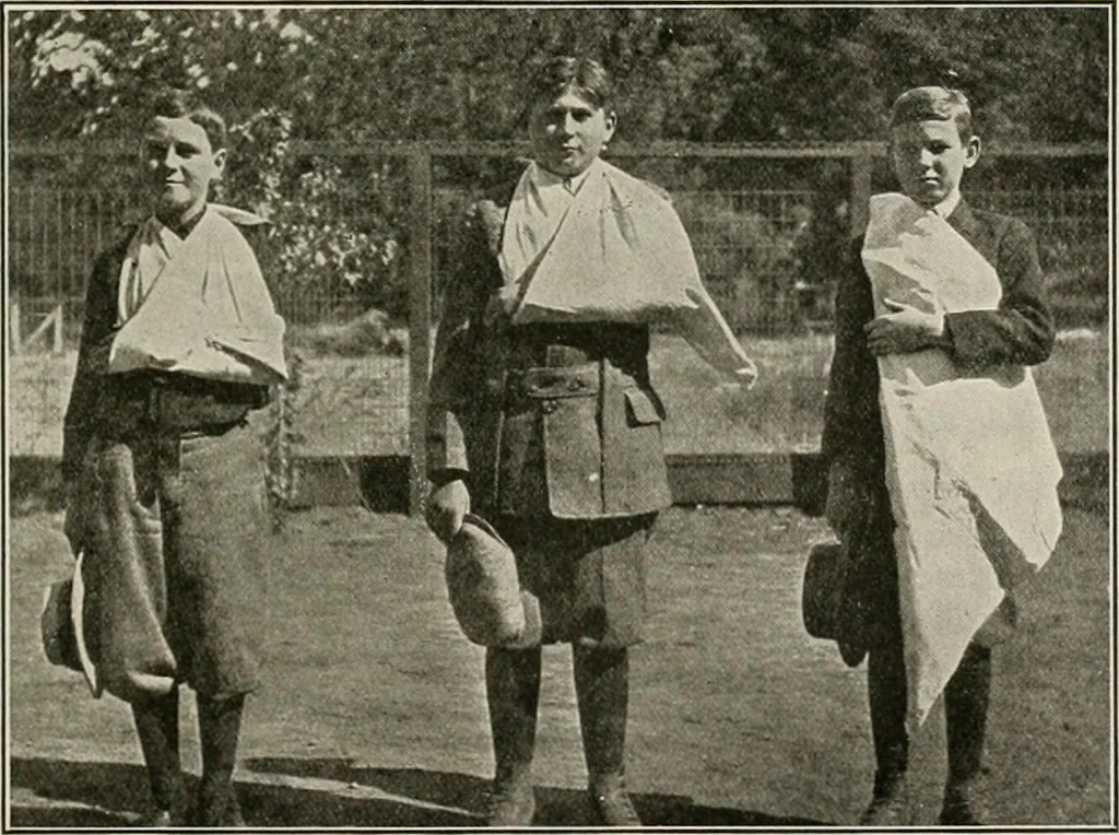 An illustration from Physical education complete for schools and playgrounds, 1917, leaf 248
