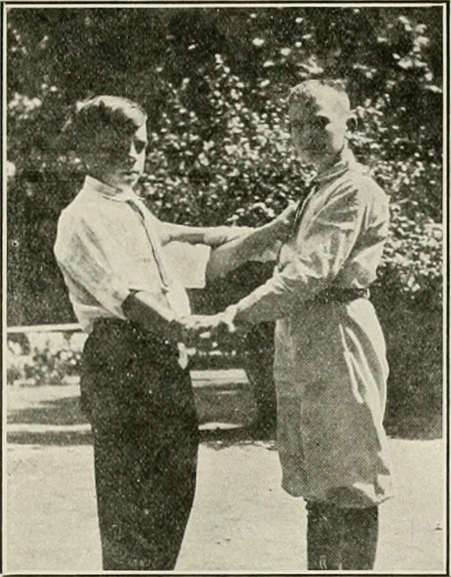 An illustration from Physical education complete for schools and playgrounds, 1917, leaf 270