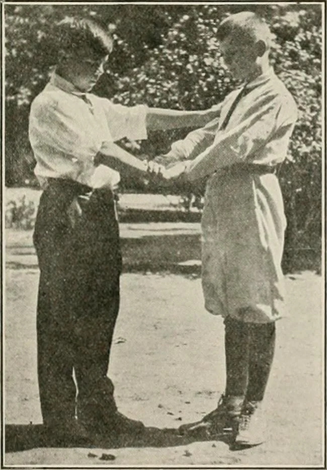 An illustration from Physical education complete for schools and playgrounds, 1917, leaf 270