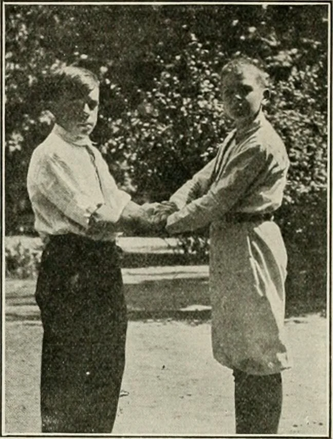 An illustration from Physical education complete for schools and playgrounds, 1917, leaf 271
