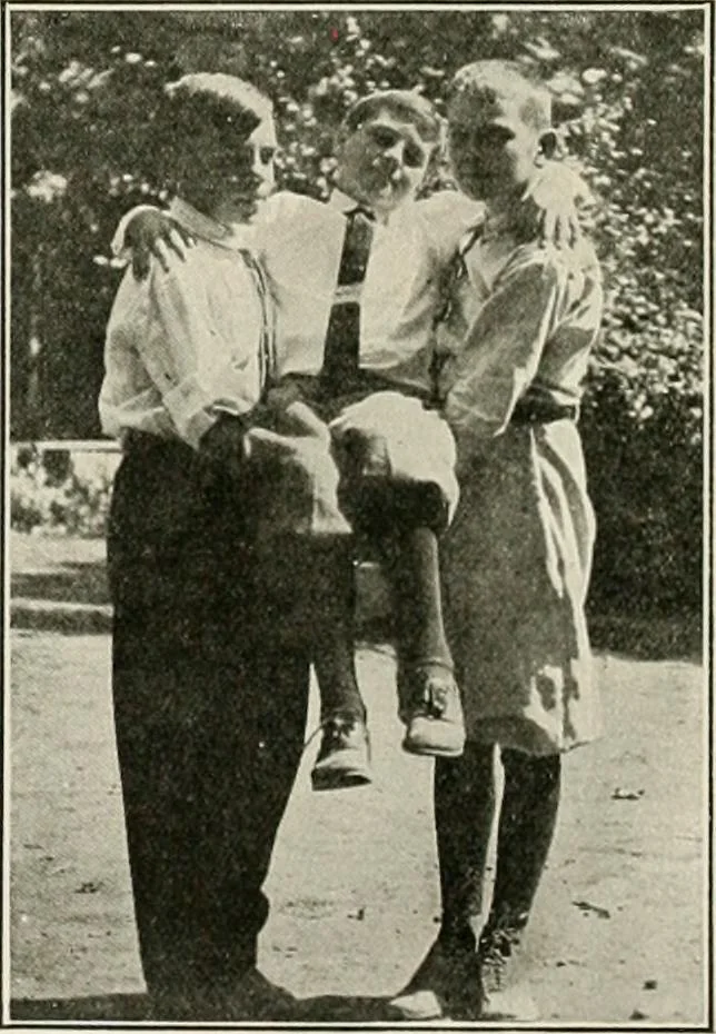 An illustration from Physical education complete for schools and playgrounds, 1917, leaf 271