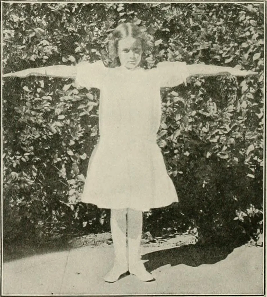 An illustration from Physical education complete for schools and playgrounds, 1917, leaf 41