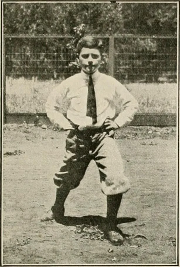 An illustration from Physical education complete for schools and playgrounds, 1917, leaf 46