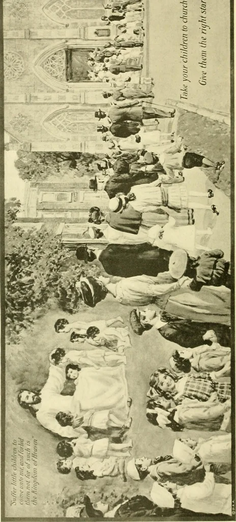An illustration from Educational posters : designed and lithographed for and posted by the members of the Poster Advertising Association, Inc. .., 1914, leaf 54