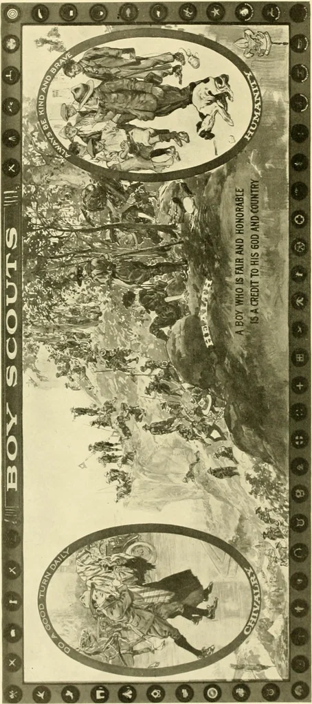 An illustration from Educational posters : designed and lithographed for and posted by the members of the Poster Advertising Association, Inc. .., 1914, leaf 88