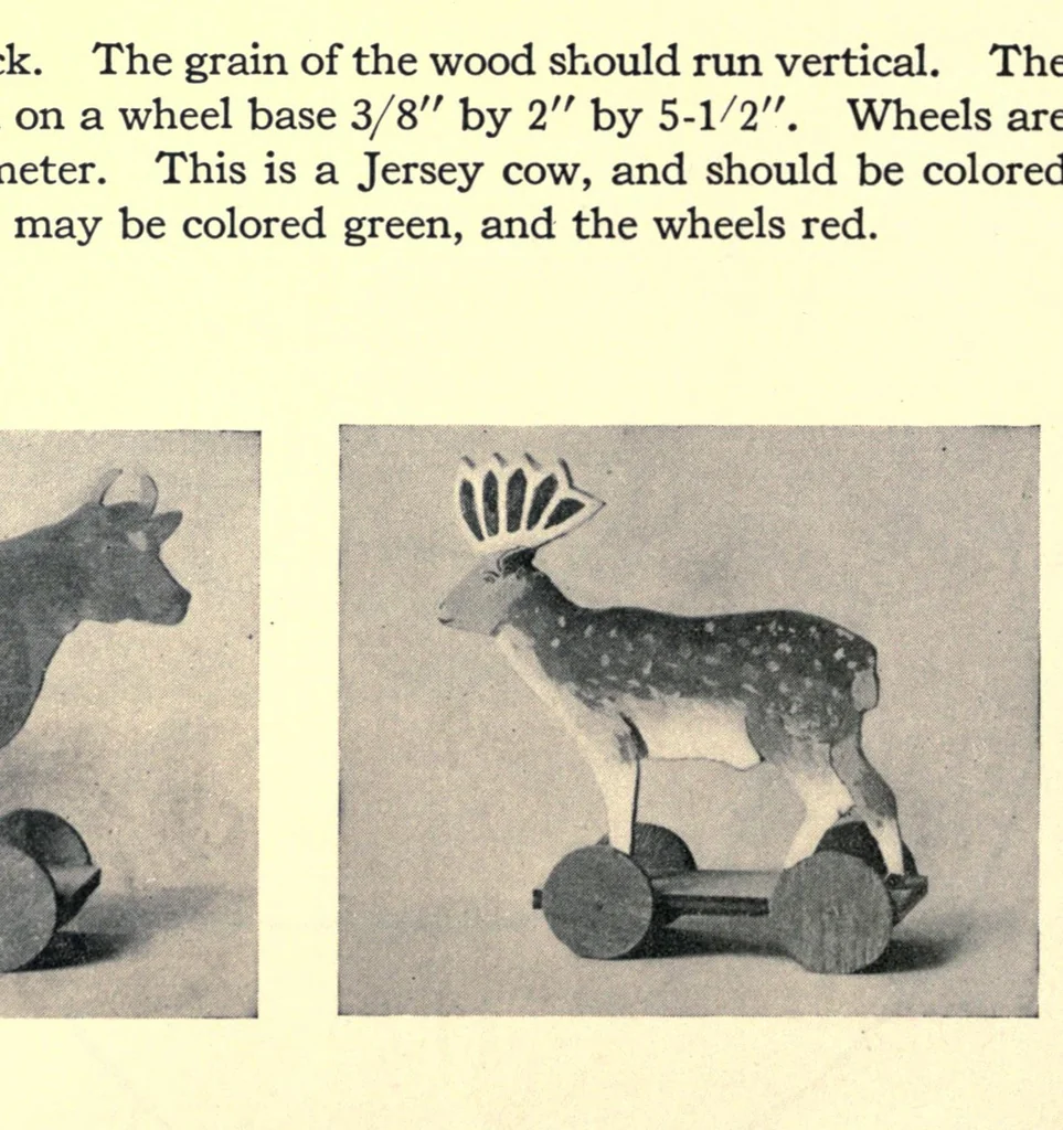 An illustration from Educational toys consisting chiefly of coping-saw problems for children in the school and the home, 1920, leaf 26