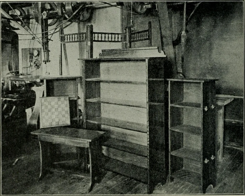 An illustration from Educational woodworking for home and school, 1908, leaf 181