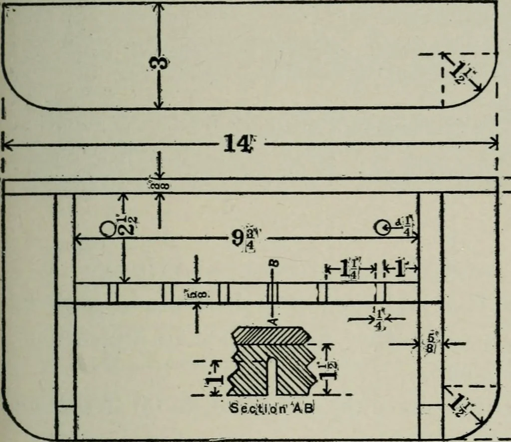 An illustration from Educational woodworking for home and school, 1908, leaf 198