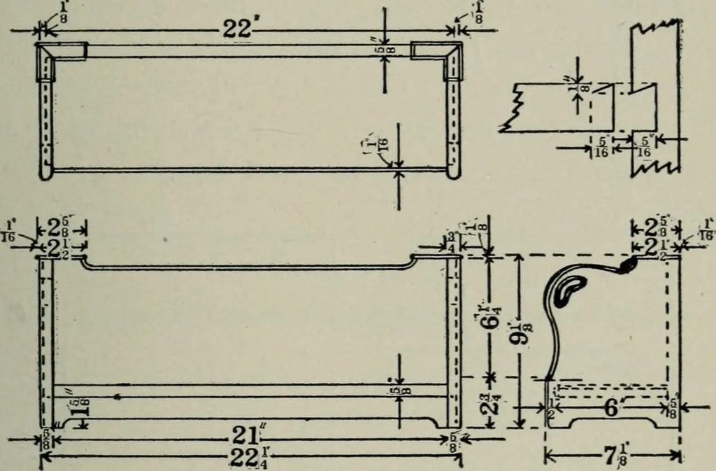 An illustration from Educational woodworking for home and school, 1908, leaf 202