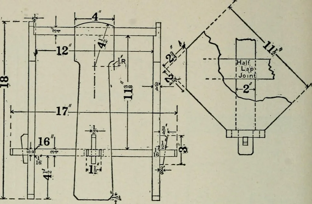 An illustration from Educational woodworking for home and school, 1908, leaf 225