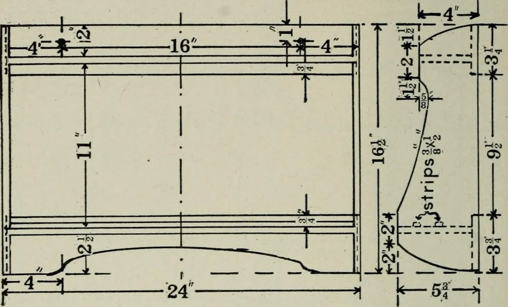 An illustration from Educational woodworking for home and school, 1908, leaf 227