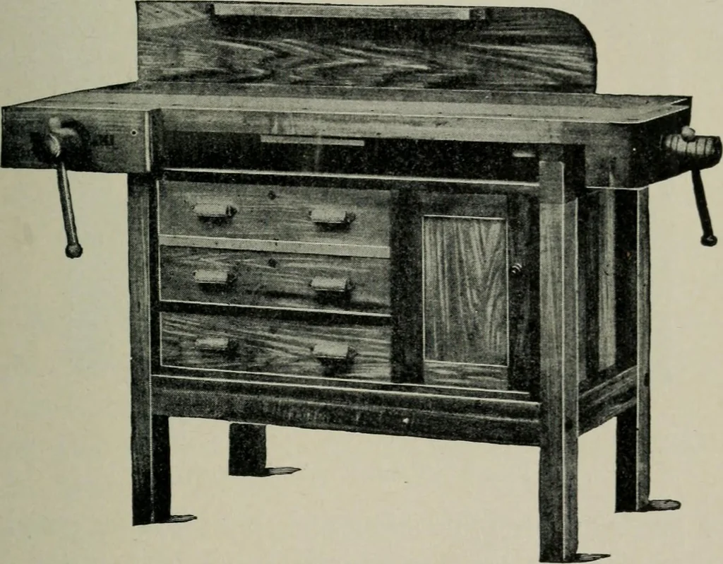 An illustration from Educational woodworking for home and school, 1908, leaf 40