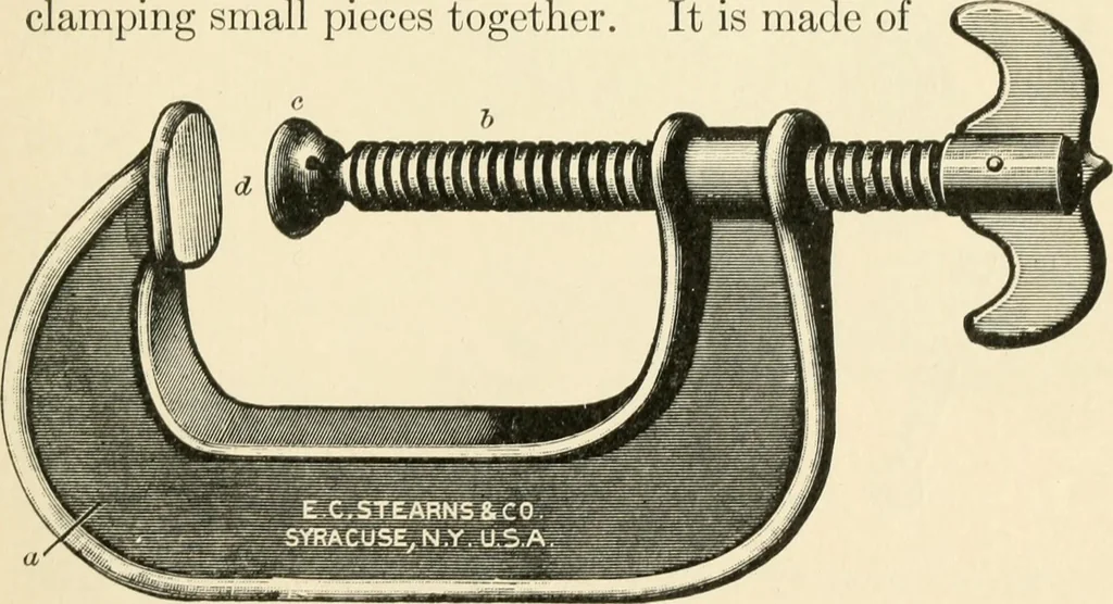 An illustration from Educational woodworking for home and school, 1908, leaf 100