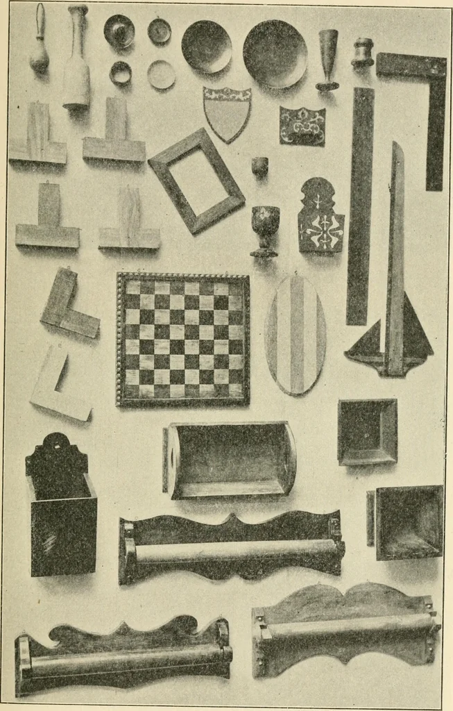 An illustration from Educational woodworking for home and school, 1908, leaf 182