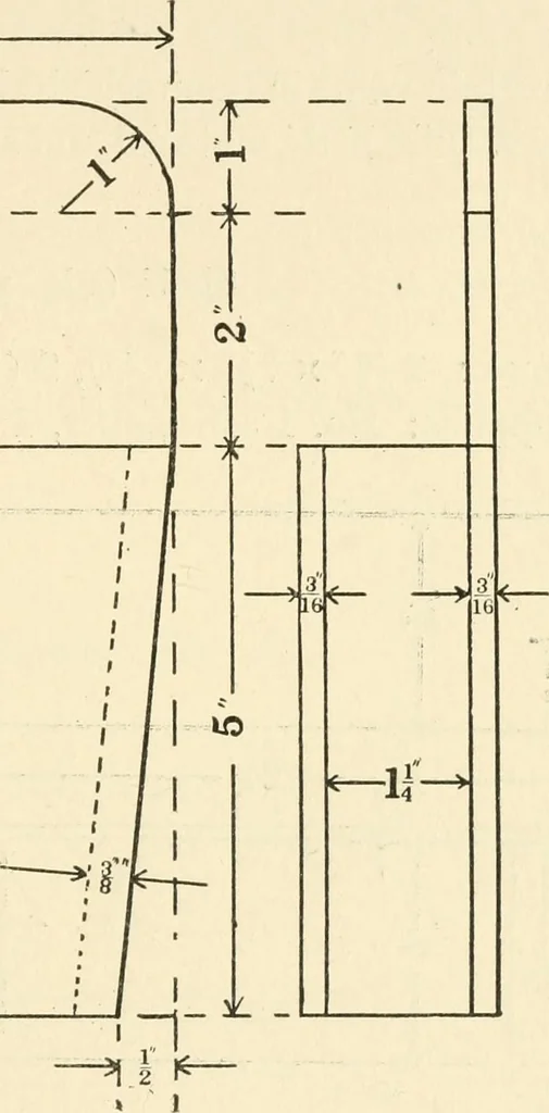 An illustration from Educational woodworking for home and school, 1908, leaf 194
