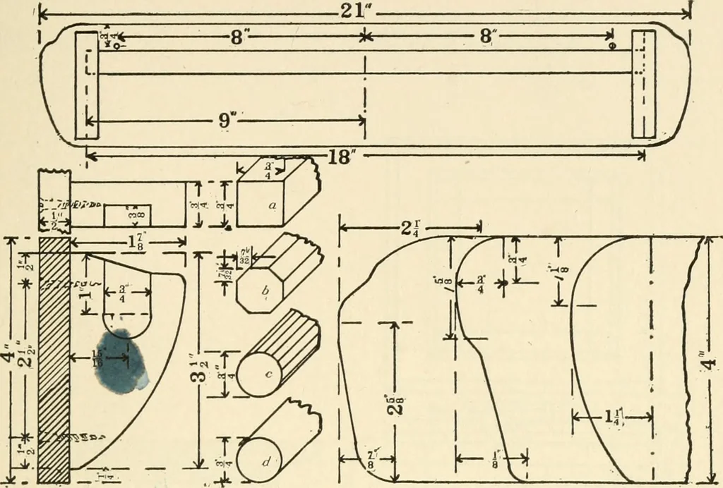 An illustration from Educational woodworking for home and school, 1908, leaf 212