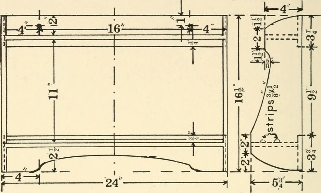 An illustration from Educational woodworking for home and school, 1908, leaf 229