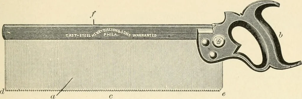 An illustration from Educational woodworking for home and school, 1908, leaf 88