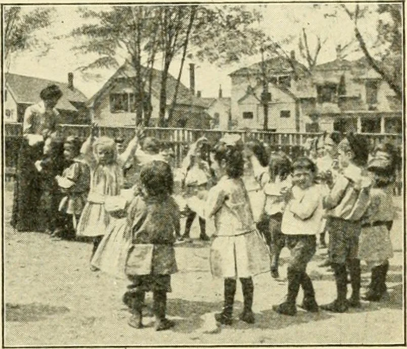 An illustration from Education by plays and games, 1907, leaf 105